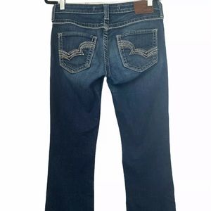 Big Star Jeans Women’s 28R Remy Bootcut Low Rise Thick Stick Stretch Med Wash